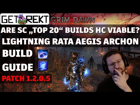 Grim Dawn Build Highlight - Lightning Retaliation Aegis Archon - SC "TOP 20"