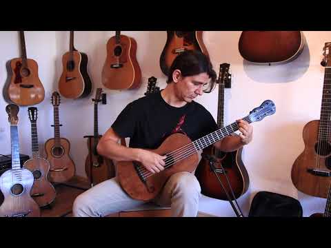 Fabricatore style Italian early romantic classical guitar ~1820 - outstanding sound - check video! image 11