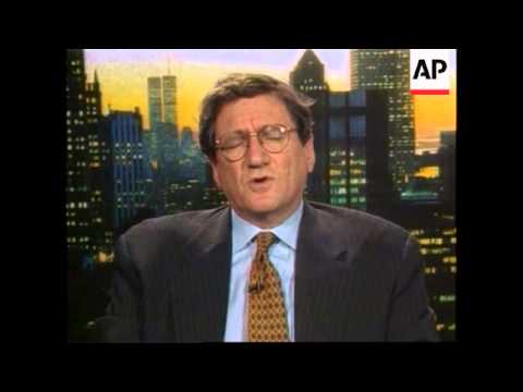 USA/Croatia - Holbrooke on war crimes tribunal