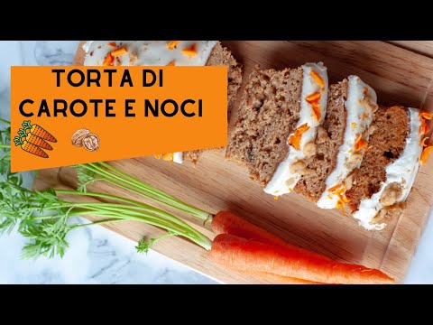 Torta integrale di carote e noci....perfetta per la colazione!