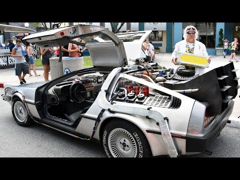NEW Doc Brown and DeLorean from Back to the Future Meet & Greet Experience at Universal Orlando