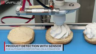 Create twisted decorations with your Unifiller depositor and our 180 Twist Mechanism