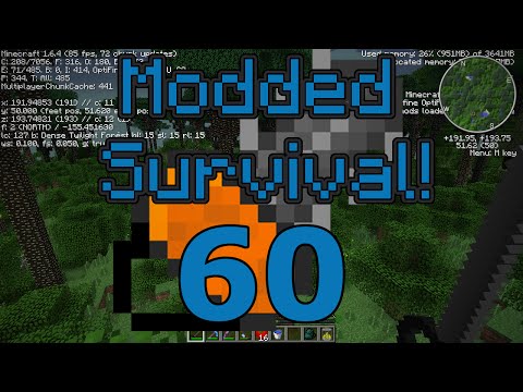 Minecraft- Modded LP [Ep 60] Chainsaw!