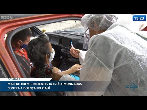 Mais de 100 mil pacientes já estão imunizados contra a doença no Piauí 20 04 2021