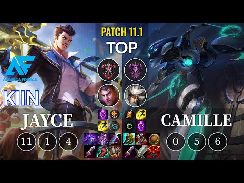 AF Kiin Jayce vs Camille Top - KR Patch 11.1