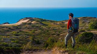 Backpacking Across a Remote Island in Lake Michigan