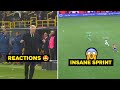 Ancelotti's Reaction To Brahim Diaz's Incredible Sprint During The Real Madrid vs Atletico Match