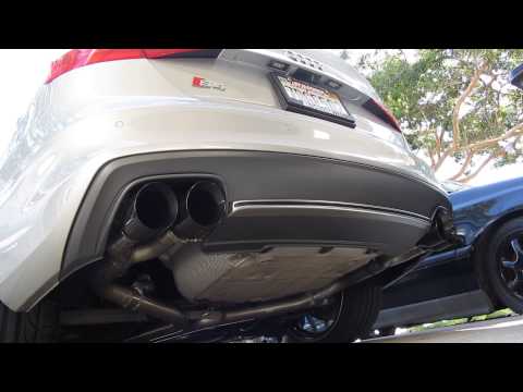 Audi B8.5 S4 AWE Track Edition Exhaust - Stock Downpipes