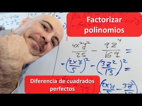 🔴 FACTORIZAR POR DIFERENCIA DE CUADRADOS PERFECTOS. Factorización de polinomios