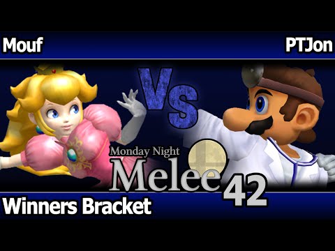 MNM 42 Melee - Mouf (Peach) vs PTJon (Dr. Mario) - Winners Bracket