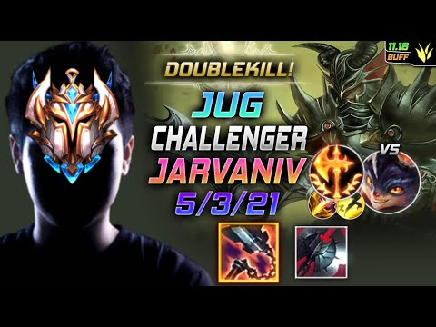 Challenger Jarvan IV Jungle vs Rumble - 챌린저 정글 자르반 템트리 룬 선혈 정복자 ジャーヴァンⅣ Джарван IV - LOL KR 11.16