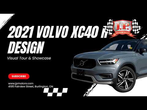 2021 Volvo XC40 T5 AWD R-Design in Gray for sale at JP Motors in Burlington, ON