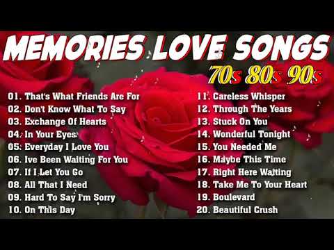 BEST ROMANTIC LOVE SONGS🌹💖- BEST OF 70S 80S 90S 🌹💖
