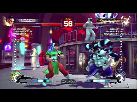 Big_Hawk97 (E.Honda) Vs lazi3azn123 (Chun Li) SSF4 AE Ranked Matches - PSN