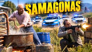 SAMAGONO VIRIMAS IR KARAS PRIEŠ POLICIJĄ? GTA ROLEPLAY LIETUVIŠKAI (OneX.lt)