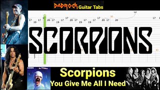 You Give Me All I Need - Scorpions - Guitar + Bass TABS Lesson