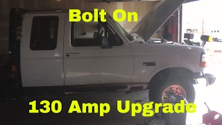 How to replace F-250 Alternator