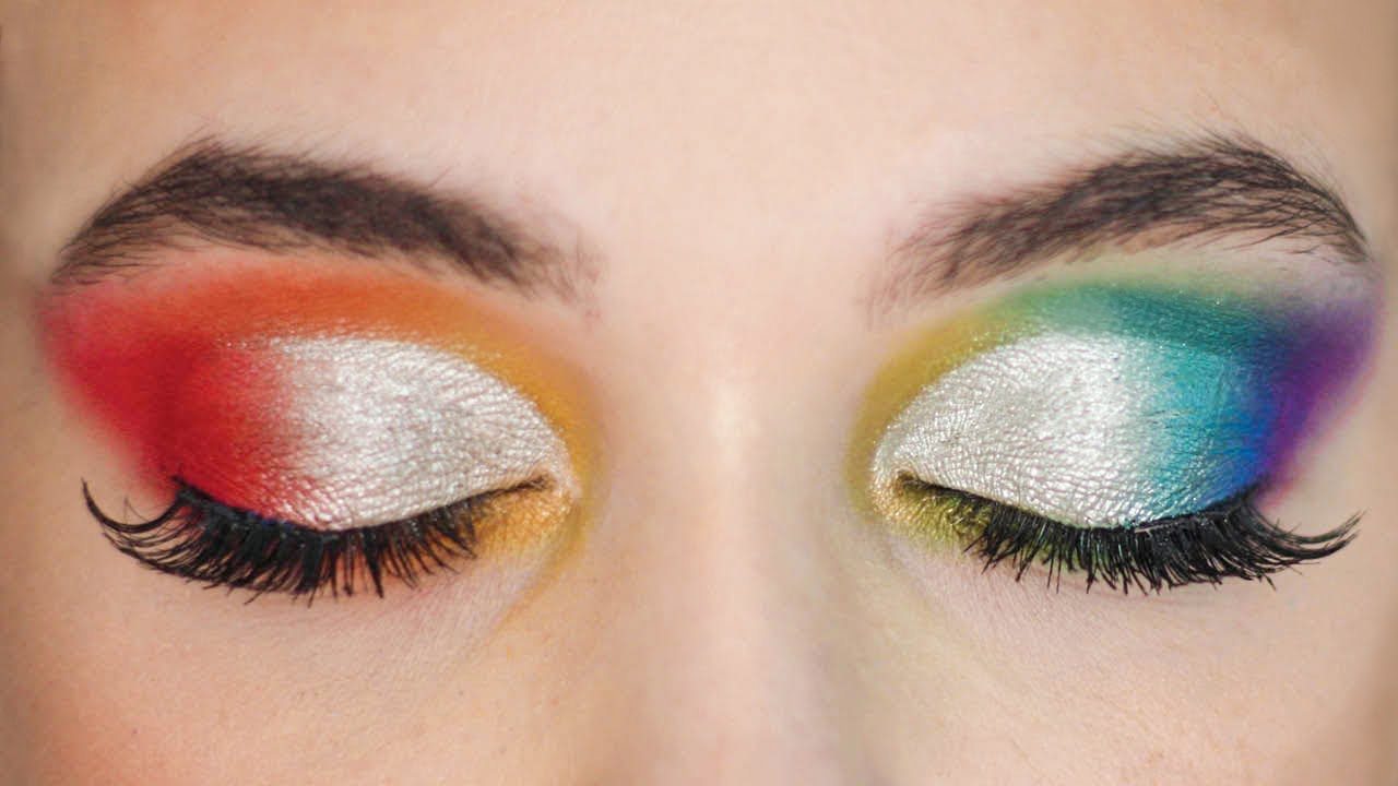 Rainbow Makeup - Cómo hacer un maquillaje arcoiris | TUTORIAL