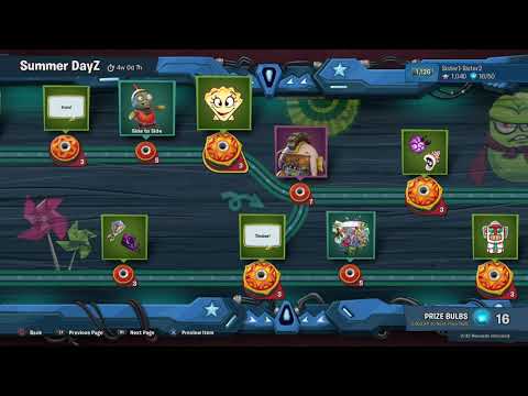 Summer Dayz Prize Map and Characters Challenge Reward in PvZ Battle for Neighborville