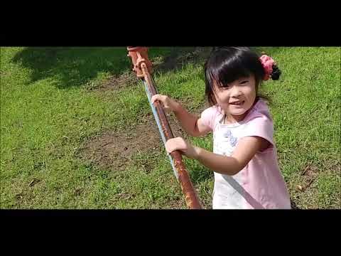 She is now able to make horizontal bars. 5 years old.