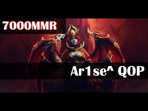 Ar1se^ 7000MMR Queen of Paint Gameplay Dota 2