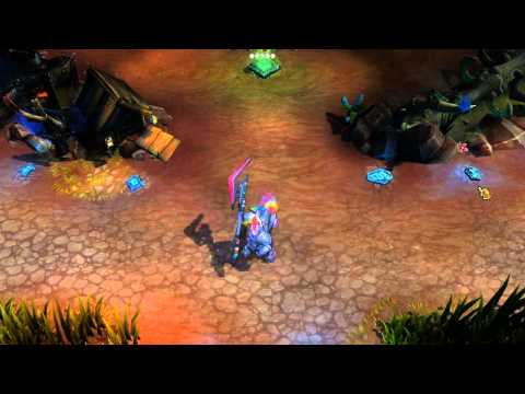 Arcade Hecarim Skin Spotlight - Incomplete, No Sounds - League of Legends LOL