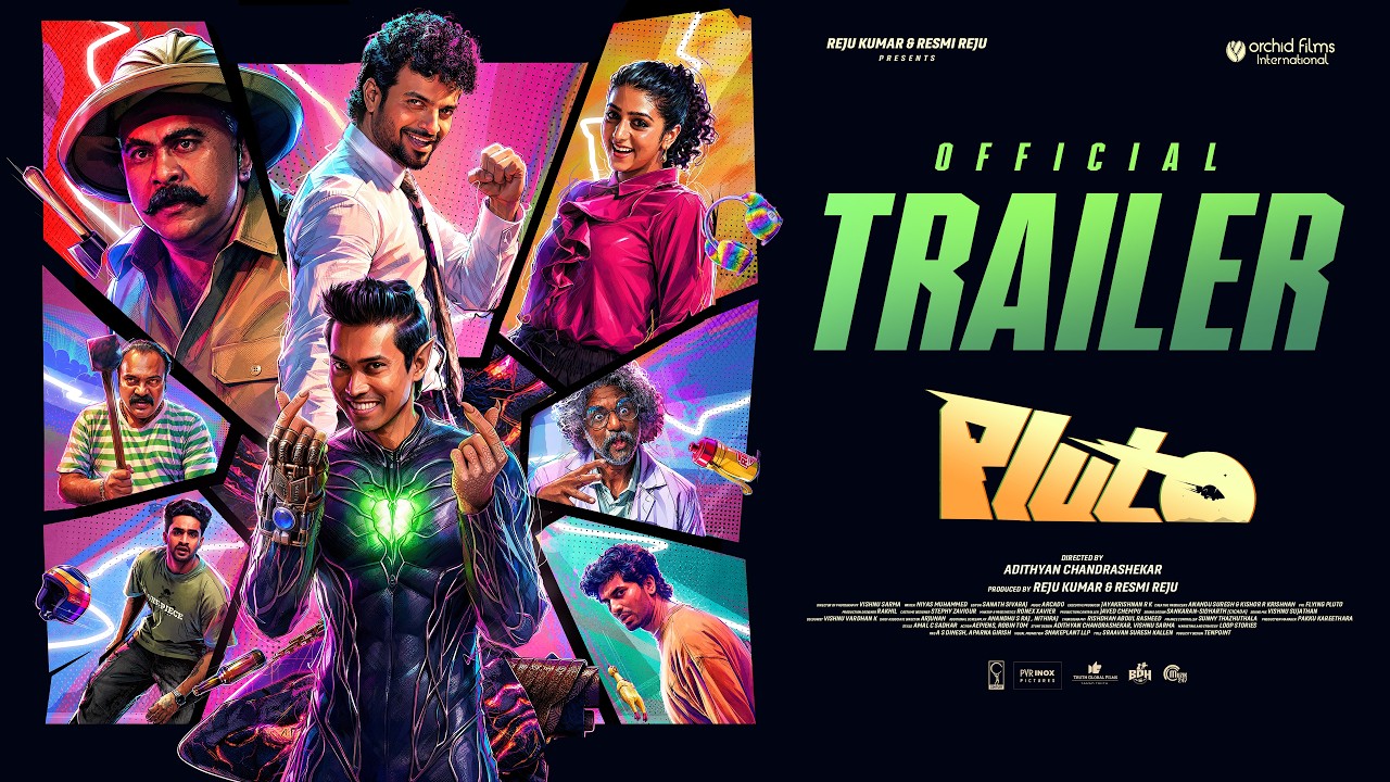 PLUTO Official Trailer|Neeraj Madhav,Althaf Salim,Aju Varghese,Aarsha Baiju|Adithyan Chandrashekar