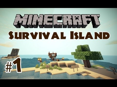 Minecraft Survival Island: Part 1 - Secret Chamber