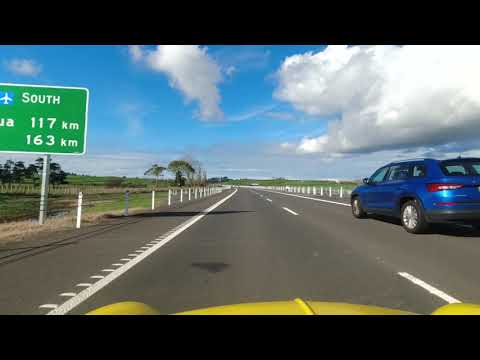 The Waikato Expressway - first day open to the public!