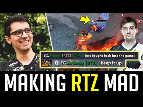 Saksa Non-stop Hunting ARTEEZY - Making him so MAD DOTA 2