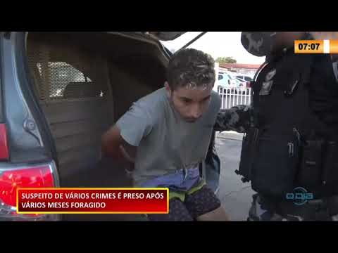 Suspeito de vários crimes é preso após passar meses foragido em Teresina 06 11 2020