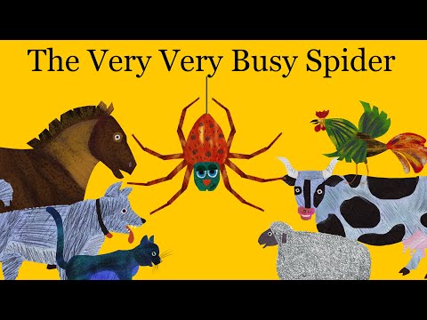 The Very Busy Spider - Animated Children's Book