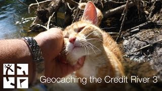 preview picture of video 'Geocaching down the Credit River - Trip 3'
