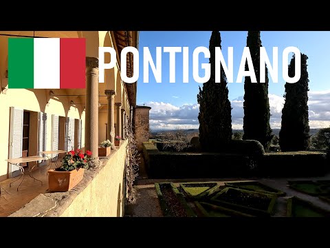 🇮🇹 Pontignano - Impressive Medieval Tuscan Certosa di Pontignano Monastery (Italy, March 2024)