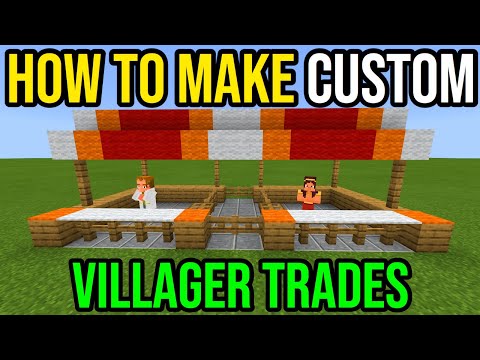VIPmanYT - How To Make Custom Villager Trades With Command Blocks In Minecraft (PS4/Xbox/PE/Bedrock)