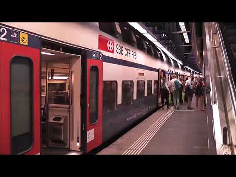 How to get to town from Zurich Airport by train