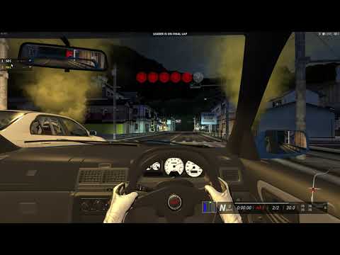 EVENING TOUGE BATTLE - Subaru Impreza 22b STi vs Mitsubishi Lancer Evolution 6 with ALS