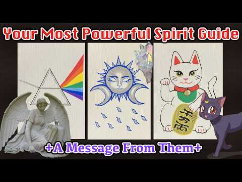 About Your Most Powerful Spirit Guide 🌈🌝🐱 + A Message From Them! ⚡️🦋 Tarot Reading Pick-A-Card