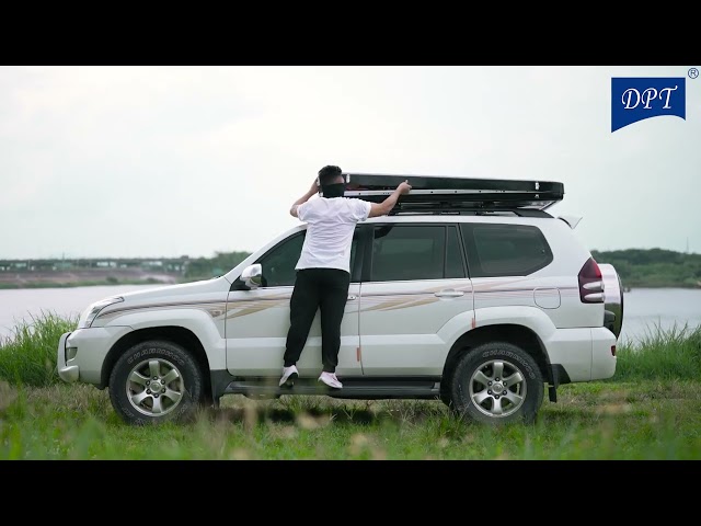 خيمة فوق سقف السيارة قطنية 2.15*1.28*1.01م- سهلة النقل والتخزين، توفر حماية وراحة، متينة وطويلة العمر،ضمان سنتان