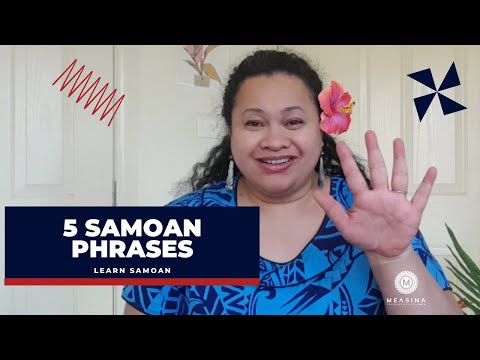LEARN SAMOAN: 5 SAMOAN PHRASES EVERYONE SHOULD KNOW