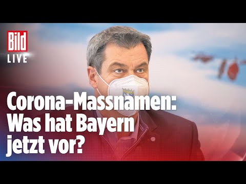 🔴 Markus Söder über die aktuelle Corona-Lage in Bayern – Live