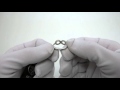 Видеообзор Серебряное кольцо "Бесконечность" 82кю