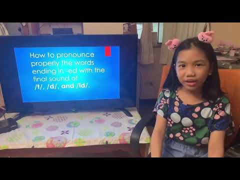 Reading PT How to Pronounce word ending in -ed
