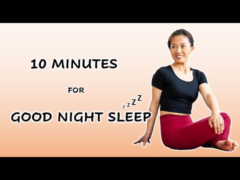 10 minutes wind down flow for a well deserved beauty sleep | bed time stretch | rebalanced life