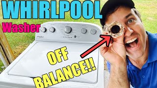 This Whirlpool Washer Was Beating and Banging Around | Suspension, Basket Hub & Bushing | WTW5005KW0
