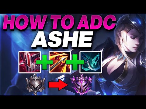 How to play Ashe ADC in low Elo - Ashe ADC Gameplay | Iron to Master #10