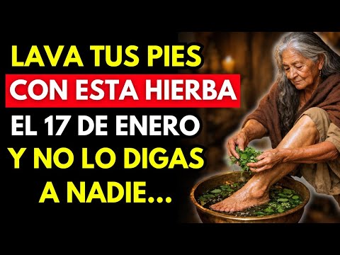 Lava tus Pies con ESTAS hierbas y tendrás Abundancia infinita en 2026 | Sabiduría Ancestral