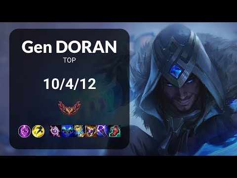 Gen Doran Sylas vs Gragas TOP - KR GRANDMASTER Patch 13.23