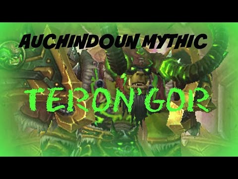 Auchindoun Mythic - Teron'gor (last boss) Tank PoV