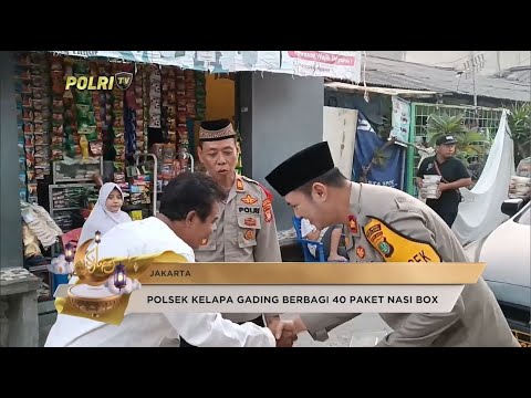 POLSEK KELAPA GADING BERBAGI TAKJIL